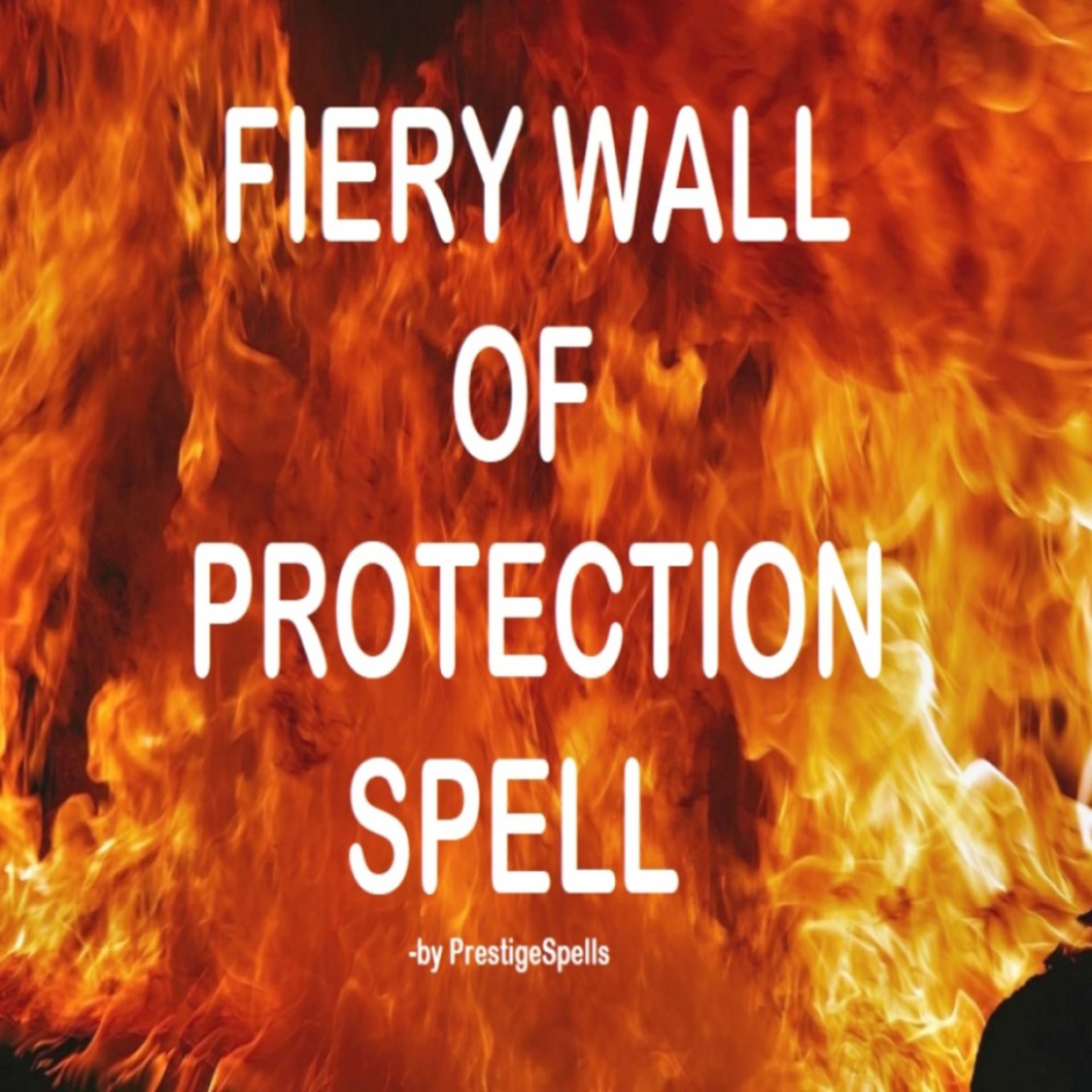 fire orange flames burning intensely hot. fiery wall of protection 